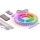 KIT 1x striscia LED RGBW dimmerabile NEO LITE MUSIC LED/24W/230V 5 m IP65 Wi-Fi Tuya + 5x profilo da incasso 1 m argento/bianco + telecomando
