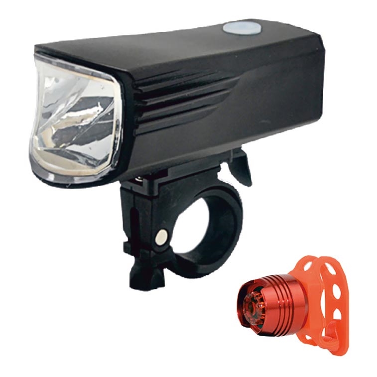 Kit 2x Luce LED ricaricabile per bici LED/5W/USB