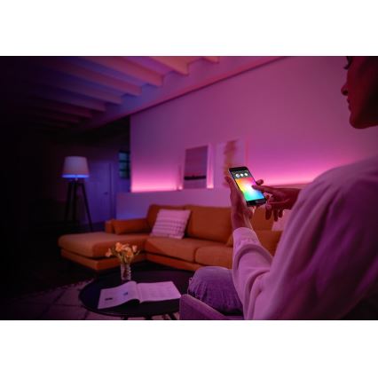 Kit base Philips Hue WHITE AND COLOR AMBIANCE 2xE27/9W/230V 2000-6500K + Hue bridge