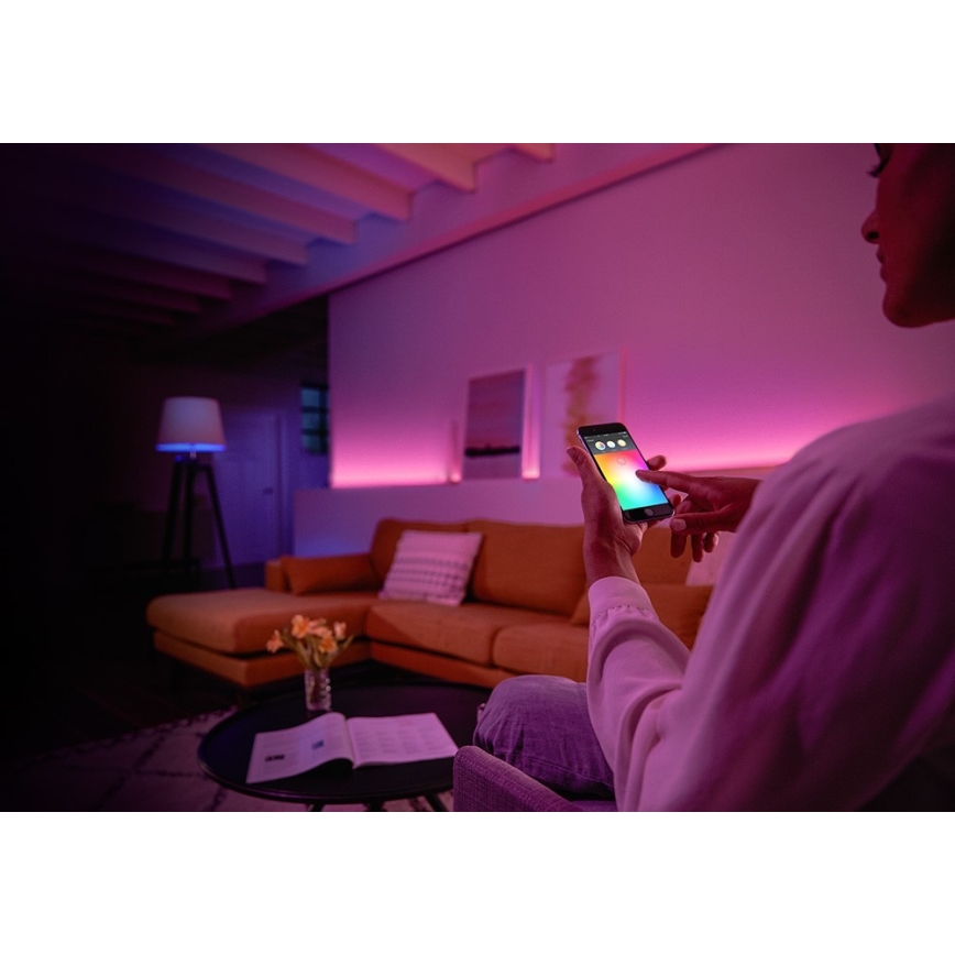 Kit base Philips Hue WHITE AND COLOR AMBIANCE 2xE27/9W/230V 2000-6500K + Hue bridge