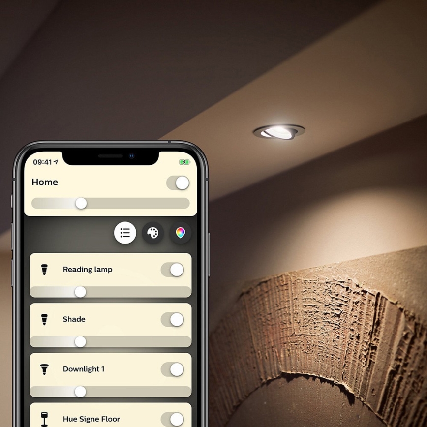 Kit base Philips Hue WHITE AND COLOR AMBIANCE 2xE27/9W/230V 2000-6500K + Hue bridge