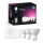 Kit base Philips Hue WHITE AND COLOR AMBIANCE 3xGU10/4,2W/230V 2000-6500K + Hue Bridge e Dimmer Switch