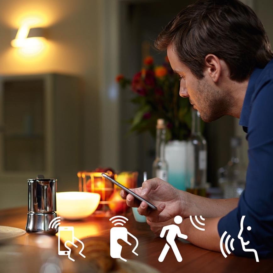 Set di base Philips HUE STARTER KIT 3xE27/9W + dispositivo di interconnessione