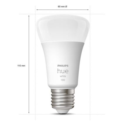 Kit di base Philips Hue WHITE 3xE27/9,5W 2700K + Hue Bridge e Dimmer Switch