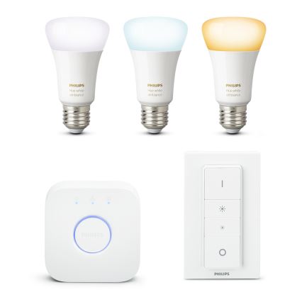 Kit di base Philips Hue WHITE AMBIANCE 3xE27/9,5W/230V