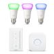 KIT di base Philips Hue WHITE AND COLOR AMBIANCE 3xE27/10W/230V