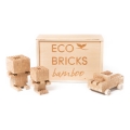 Kit di costruzione in legno ECO BRICKS 145 pezzi