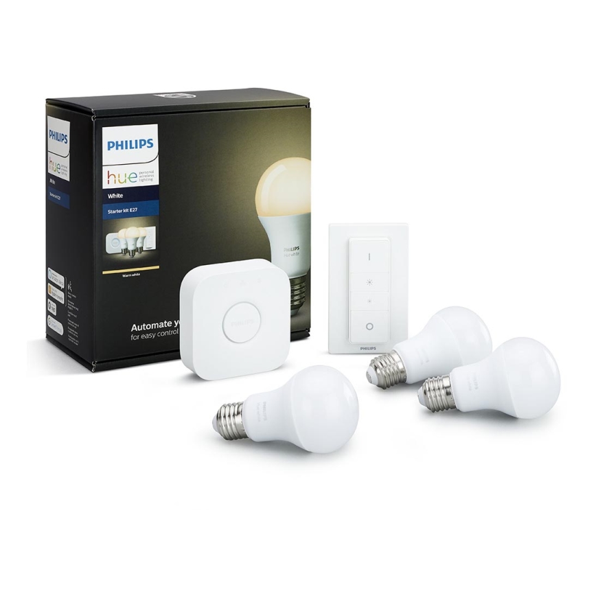 KIT principale Philips Hue WHITE 3xE27/9W/230V