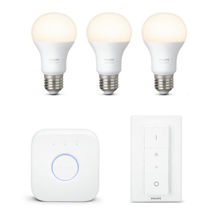 KIT principale Philips HUE WHITE 3xE27/9W/230V
