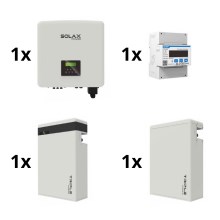 Kit solare: 10kW convertitore SOLAX 3f + 11,6 kWh TRIPLE Power batteria + elettrometro 3f