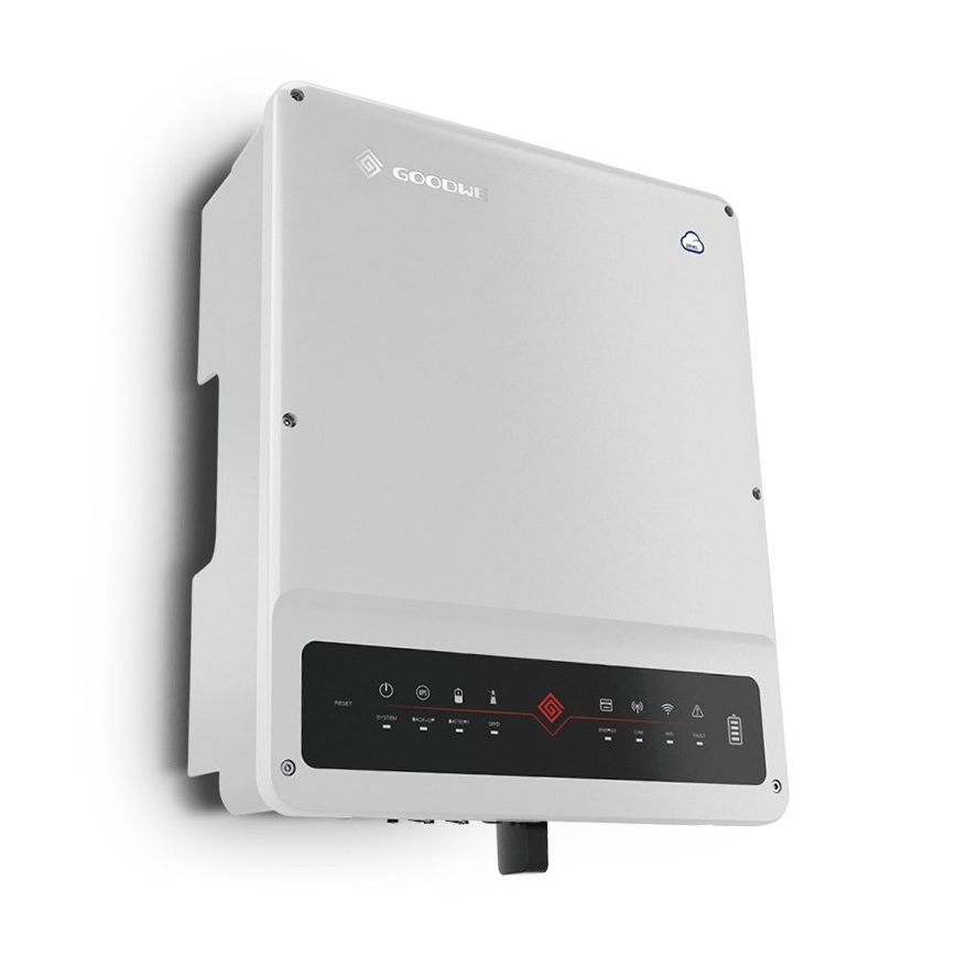 Kit solare GOODWE - 10kWp JINKO + convertitore ibrido 10kW GOODWE 3p + batteria 14,2 kWh PYLONTECH H2