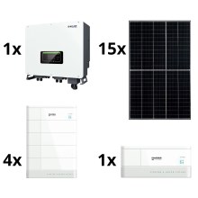 Kit solare SOFAR Solar - 6kWp RISEN + convertitore ibrido 3f + batteria 10,24 kWh
