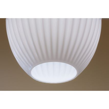 Lampadario a sospensione con filo ELLIPTIC 1xE27/11W/230V bianco