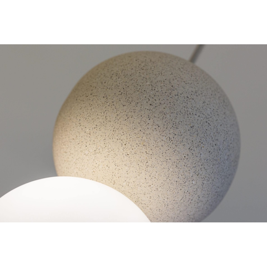 Lampadario a sospensione con filo STRING 1xG9/4W/230V bianco