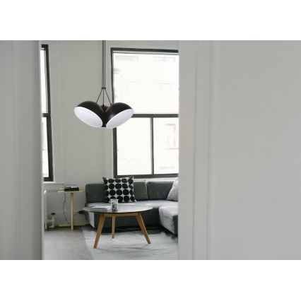 Lampadario a sospensione con filo CROWD 3xLED/20W/230V nero