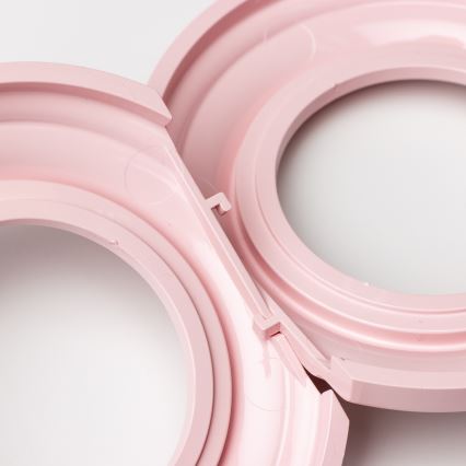 Kliklap - Cornice centrale retrò rosa antico