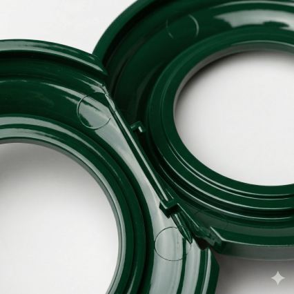 Kliklap - Cornice retrò con bordo verde