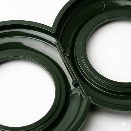 Kliklap - Cornice retrò con bordo verde