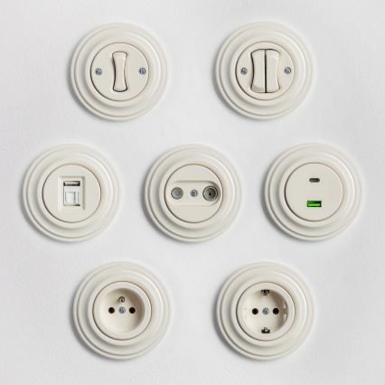 Kliklap - Cornice retrò semplice beige