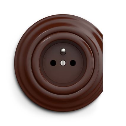 Kliklap - Cornice vintage laterale marrone