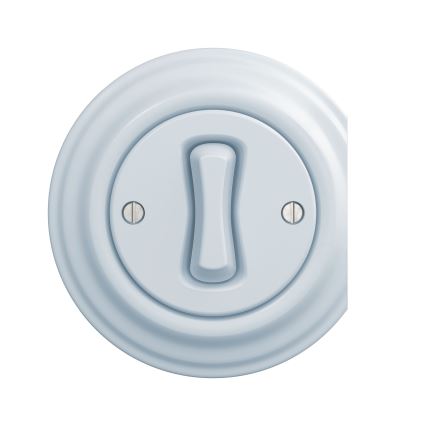 Kliklap - Interruttore a pulsante vintage blu
