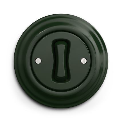Kliklap - Interruttore a pulsante vintage verde