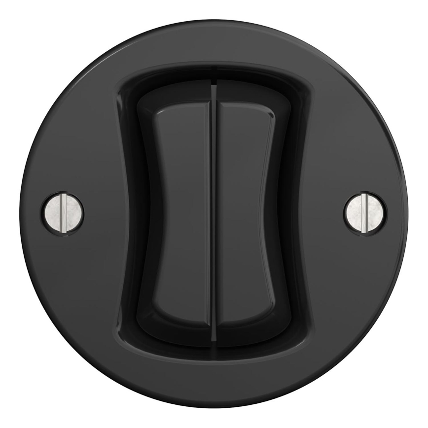 Kliklap - Interruttore seriale vintage n.5 nero