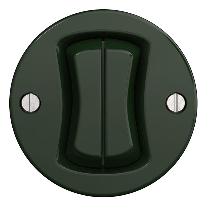 Kliklap - Interruttore seriale vintage n.5 verde