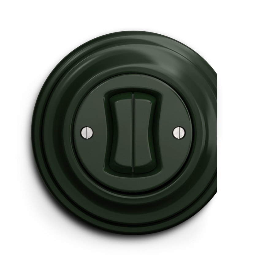 Kliklap - Interruttore seriale vintage n.5 verde
