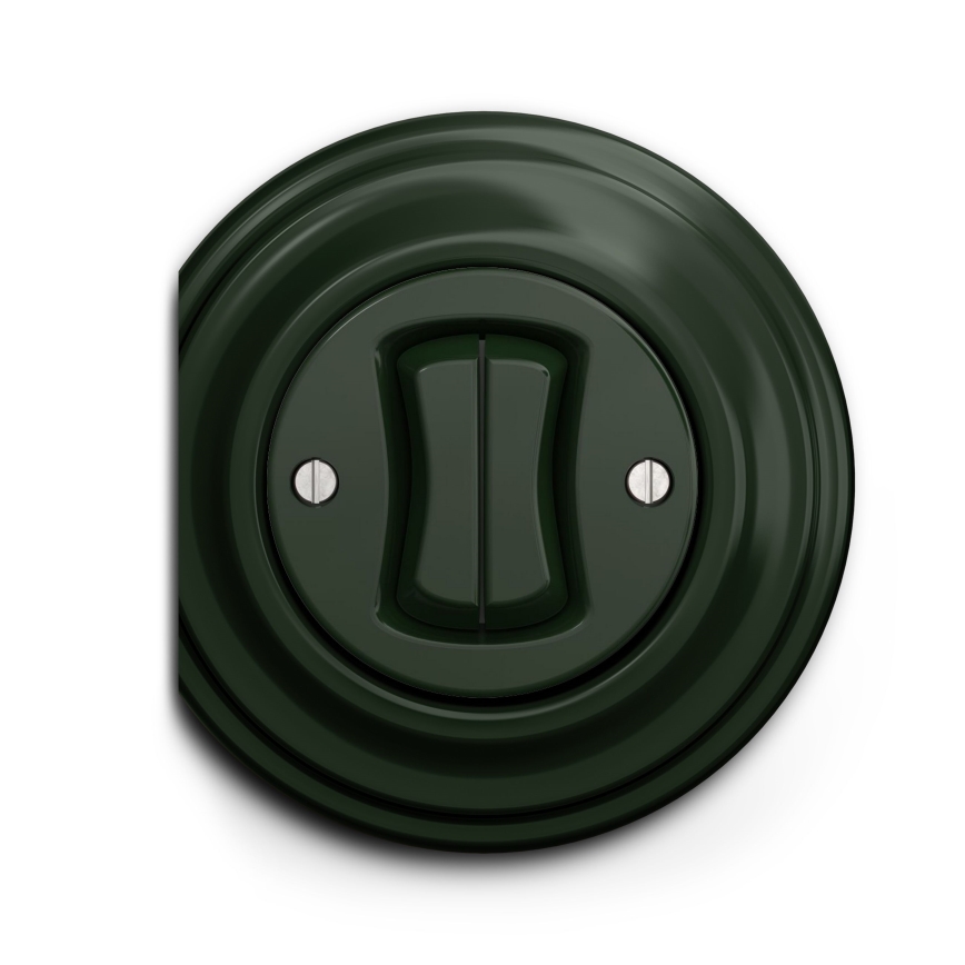Kliklap - Interruttore seriale vintage n.5 verde