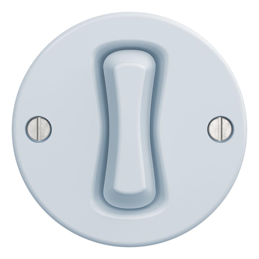Kliklap - Interruttore unipolare vintage no 1 blu
