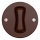 Kliklap - Interruttore unipolare vintage no 1 marrone