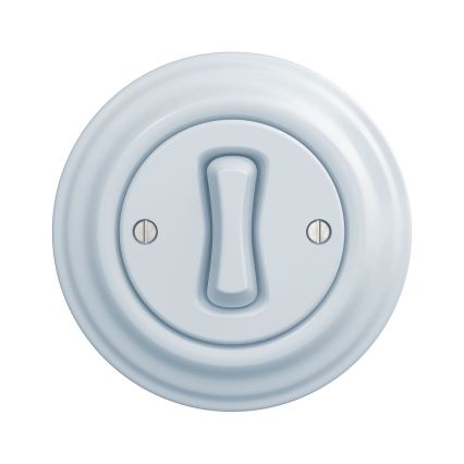 Kliklap - Interruttore vintage per scale no 6 blu