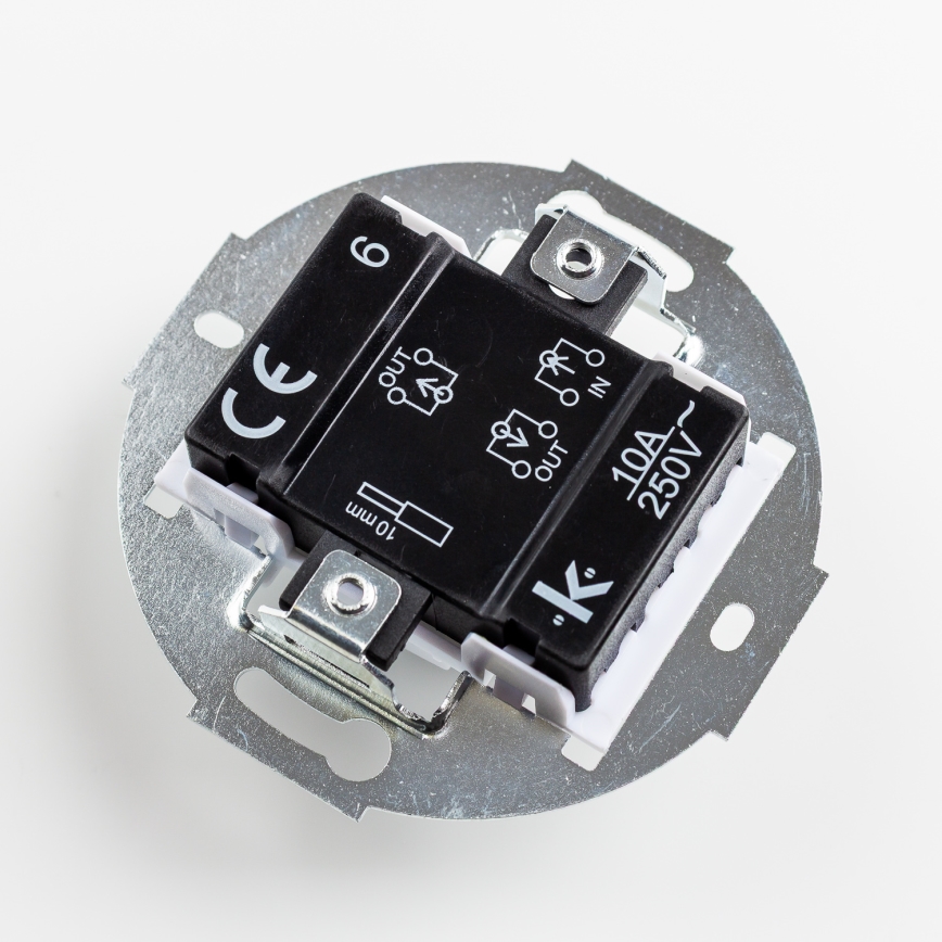 Kliklap - Interruttore vintage per scale senza cornice no 6 blu