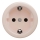 Kliklap - Presa da parete in stile retrò senza cornice SCHUKO 230V/16A rosa antico