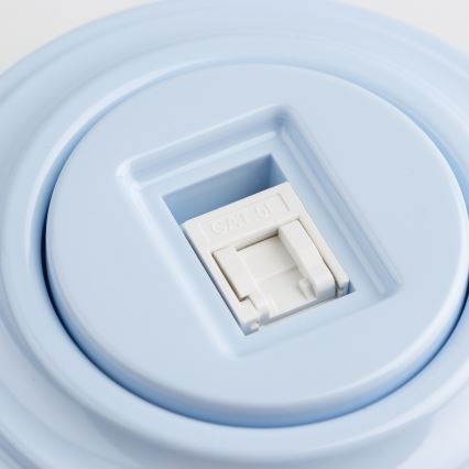 Kliklap - Presa dati in stile retrò con cornice, blu
