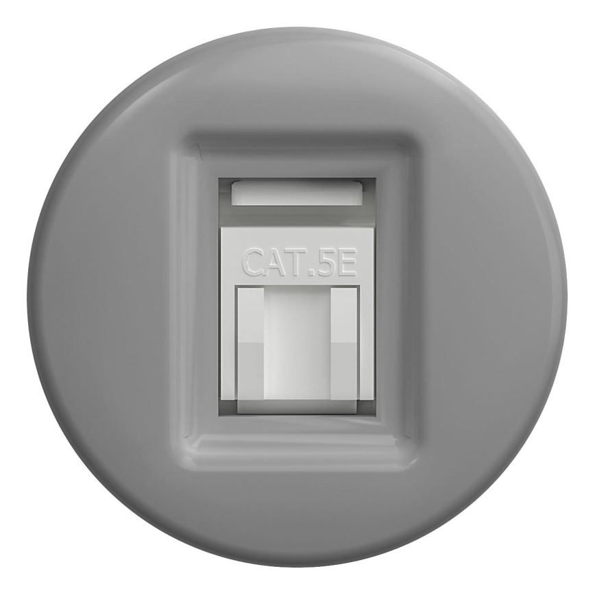 Kliklap - Presa dati vintage senza cornice grigio
