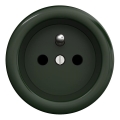Kliklap - Presa domestica in stile retrò senza placca 230V verde