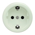 Kliklap - Presa domestica retrò senza placca SCHUKO 230V/16A verde menta