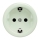 Kliklap - Presa domestica retrò senza placca SCHUKO 230V/16A verde menta