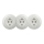 Kliklap - Presa tripla in stile retrò per uso domestico con placca SCHUKO 230V in ceramica bianca