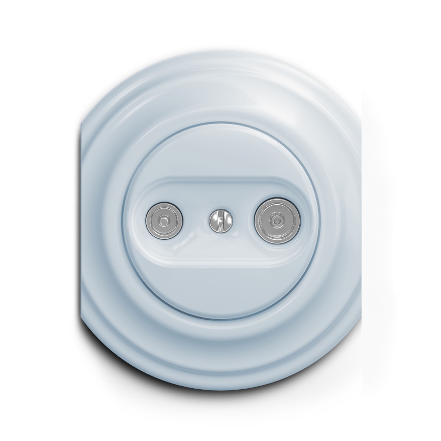 Kliklap - Vintage cornice centrale blu