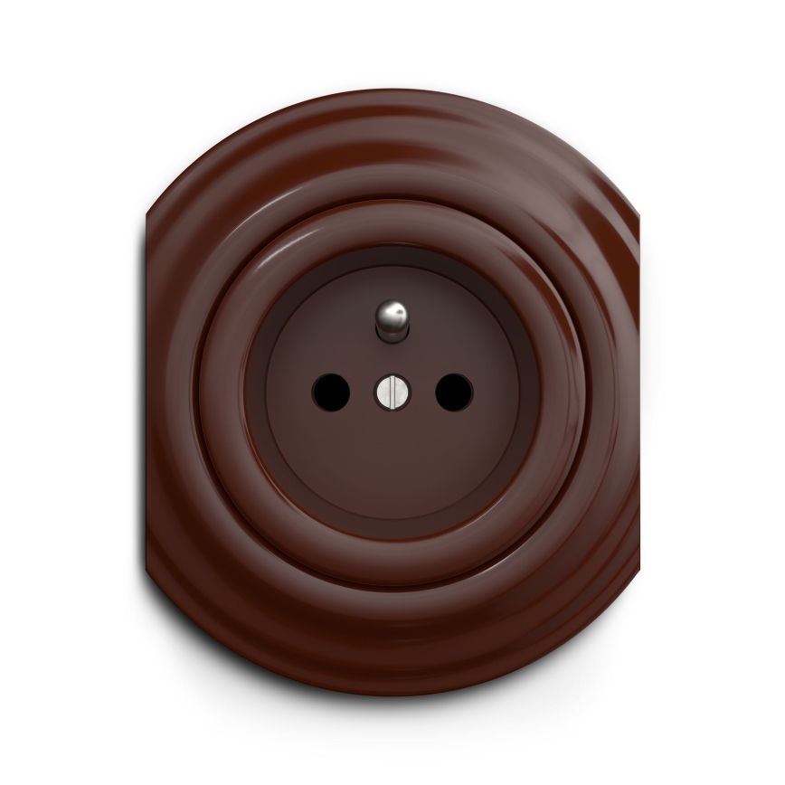 Kliklap - Vintage cornice centrale marrone
