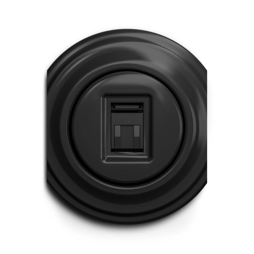 Kliklap - Vintage cornice centrale nero