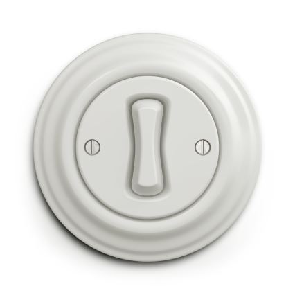 Kliklap - Vintage cornice semplice bianco