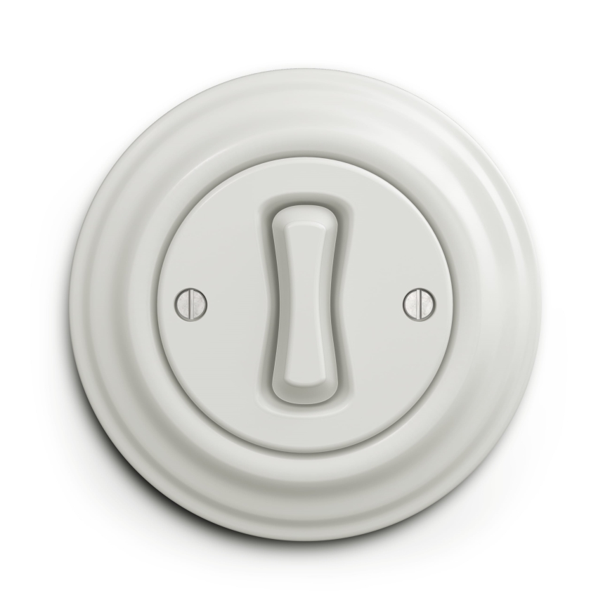 Kliklap - Vintage cornice semplice bianco