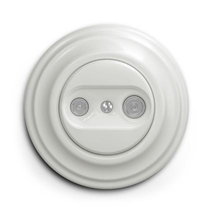Kliklap - Vintage cornice semplice bianco