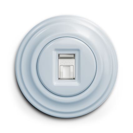 Kliklap - Vintage cornice semplice blu