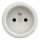 Kliklap - Vintage presa 230V bianco