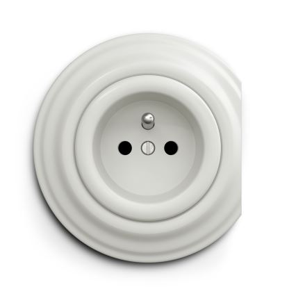 Kliklap - Vintage presa 230V bianco